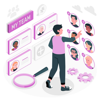 Image showing a team of people sharing ideas